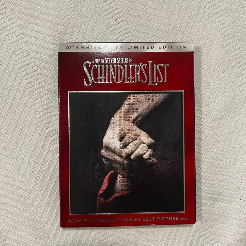 Schindler’s List 20th Anniversary Limited Edition DVD
